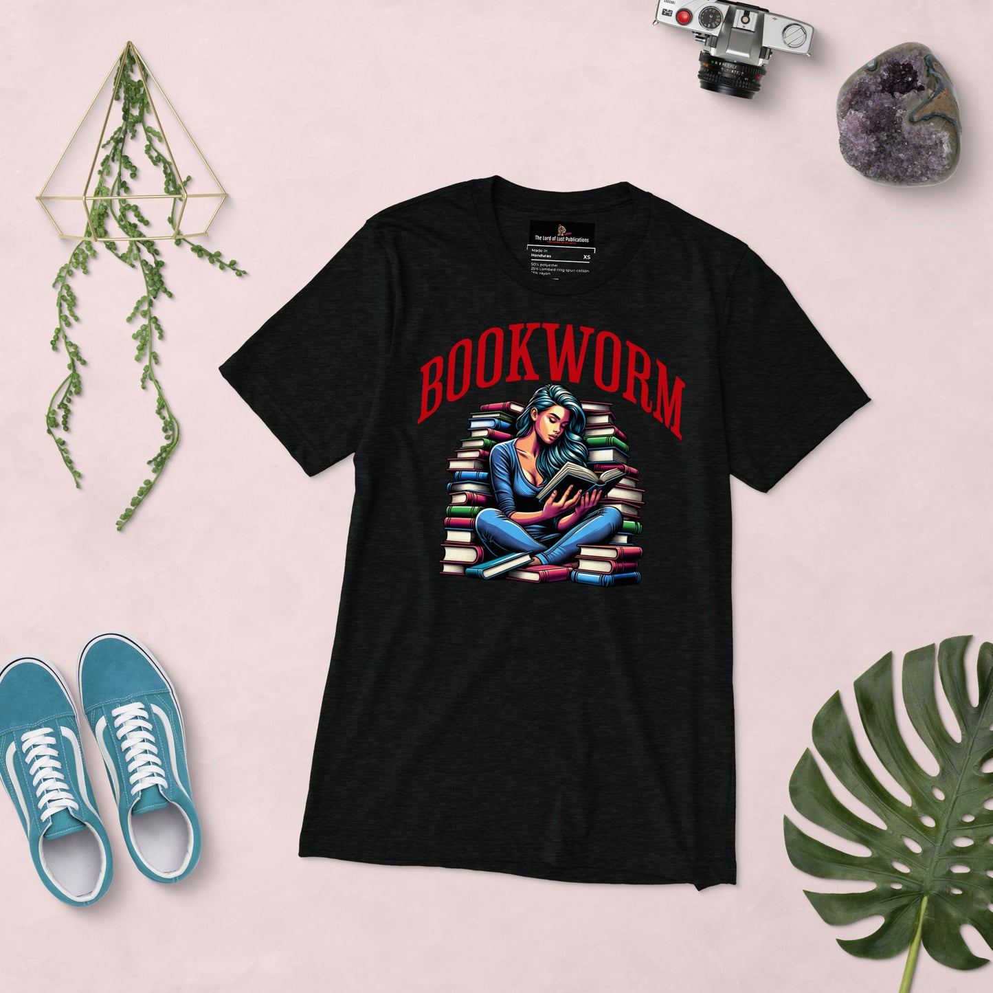 Bookworm Short sleeve Unisex t-shirt - Bookslut Shirts