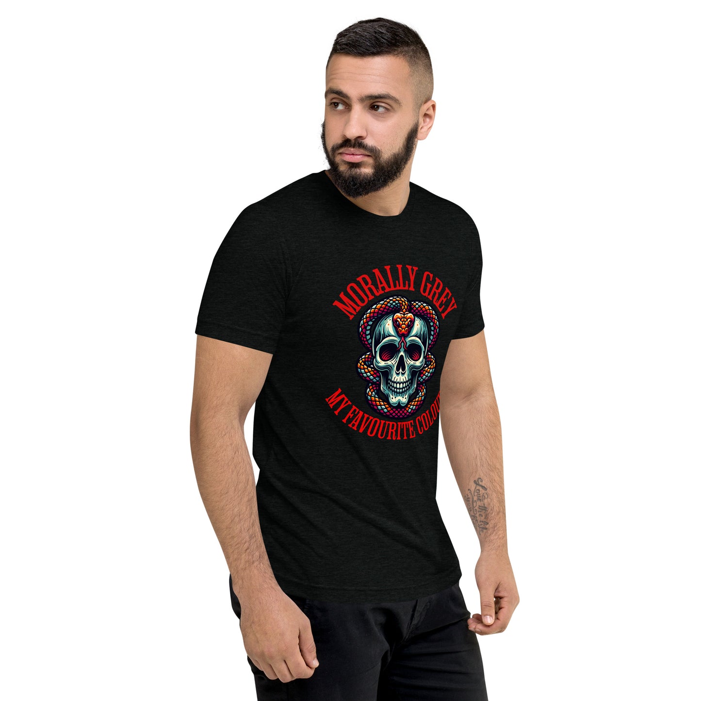 Morally Grey Short sleeve Unisex t-shirt - Bookslut Shirts