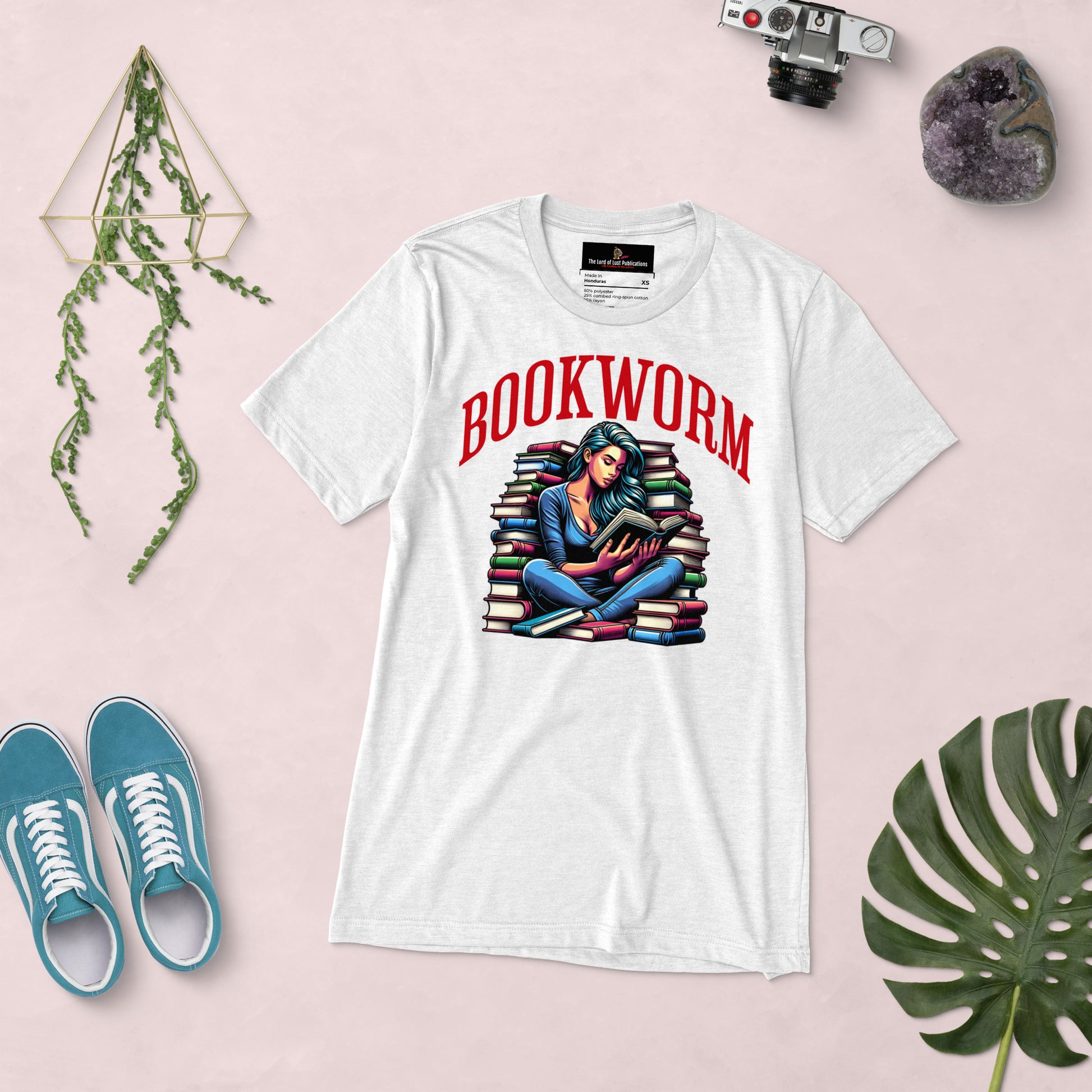 Bookworm Short sleeve Unisex t-shirt - Bookslut Shirts