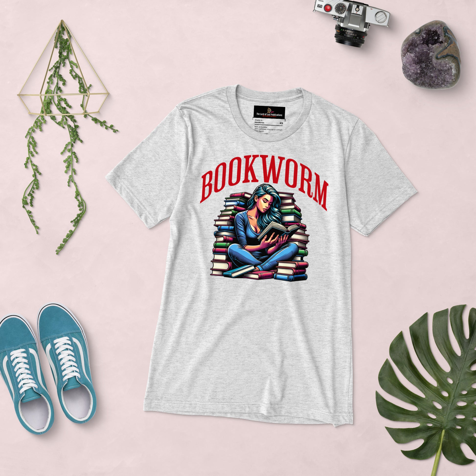 Bookworm Short sleeve Unisex t-shirt - Bookslut Shirts