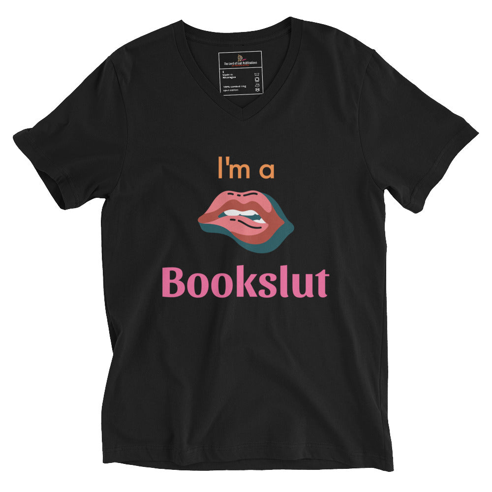 I'm a Bookslut Unisex V-Neck - Bookslut Shirts