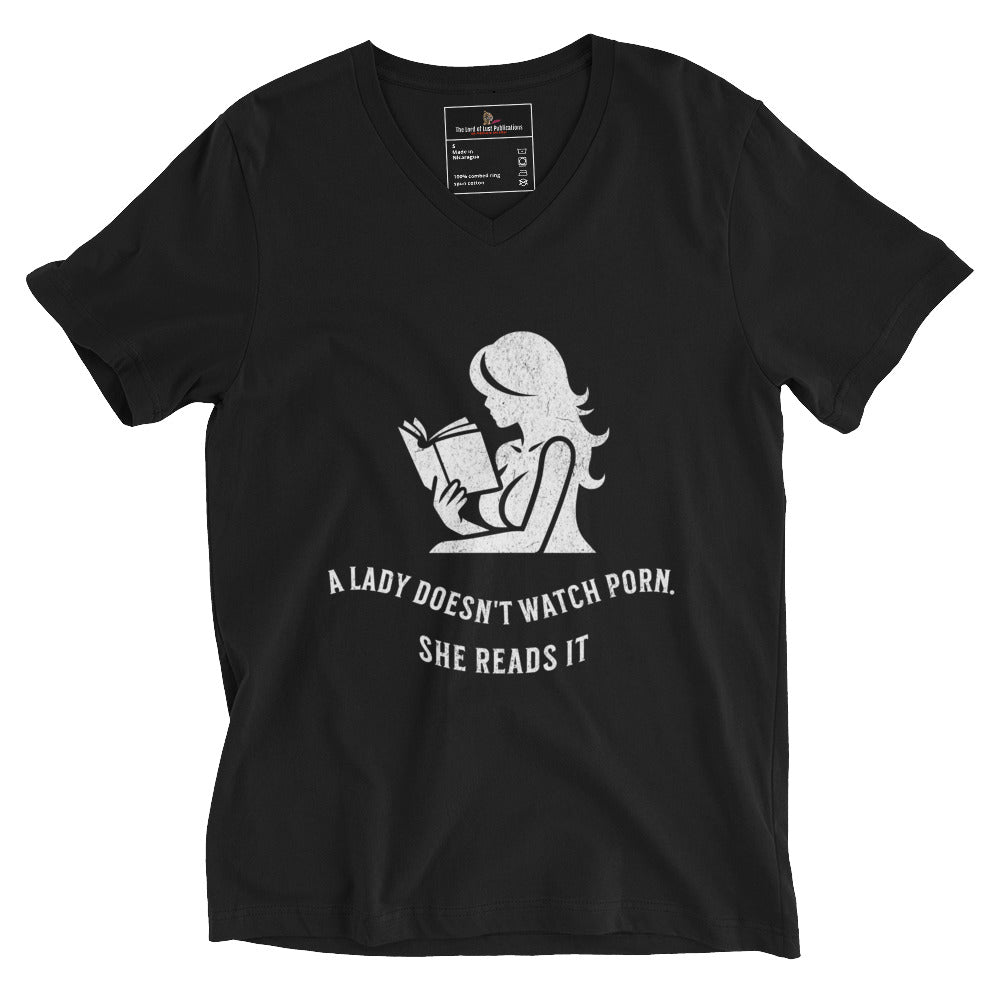 ALDWP Unisex V-Neck - Bookslut Shirts