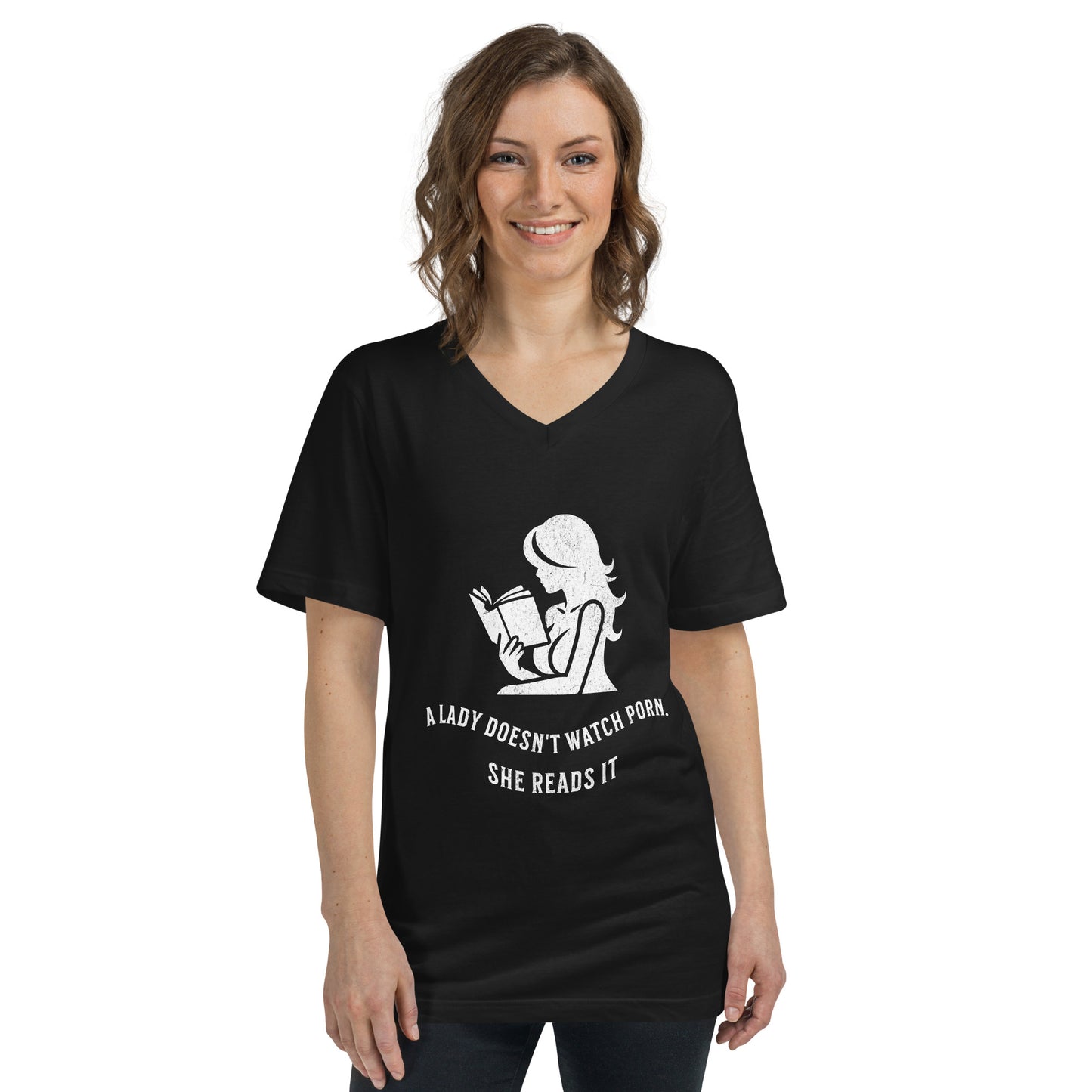 ALDWP Unisex V-Neck - Bookslut Shirts