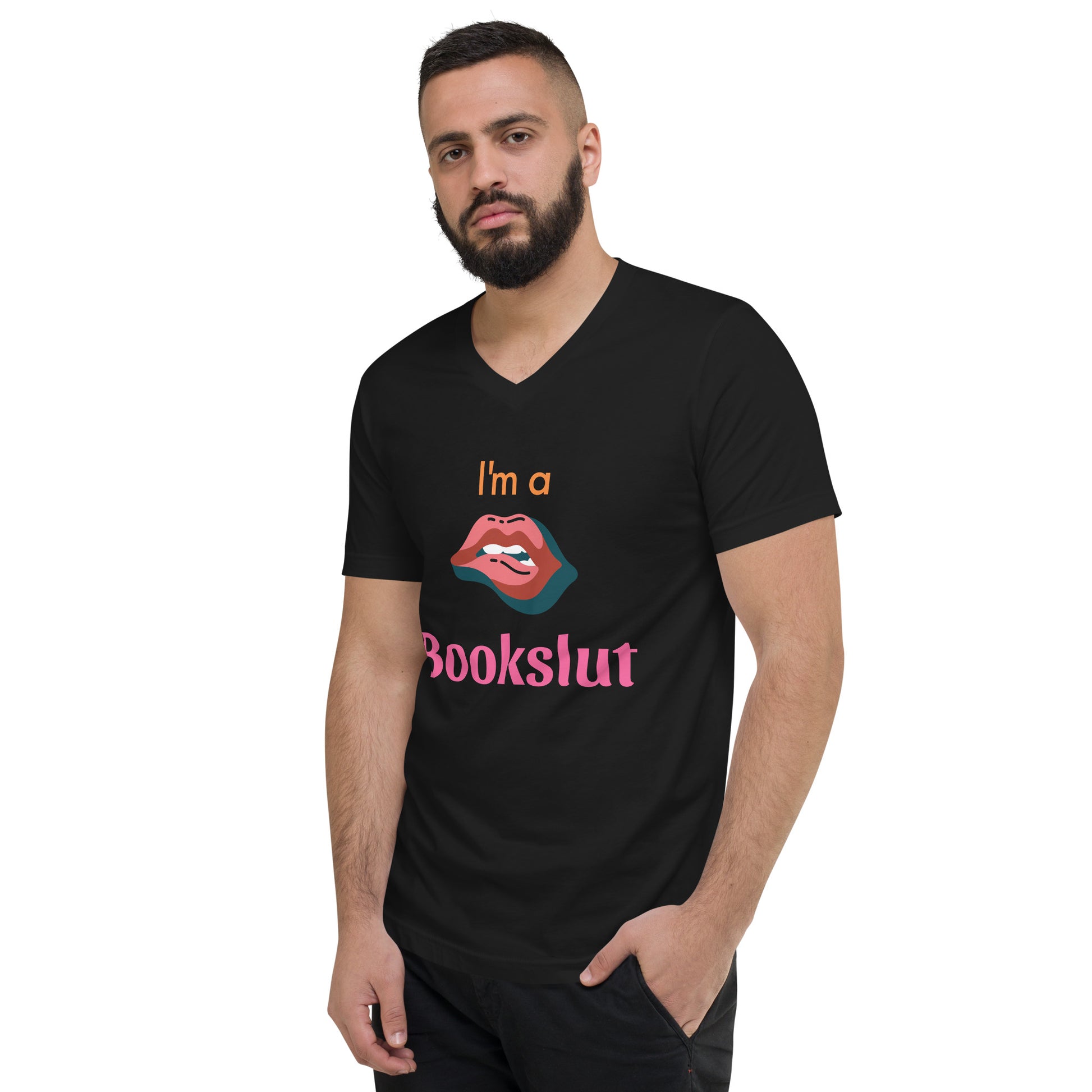 I'm a Bookslut Unisex V-Neck - Bookslut Shirts