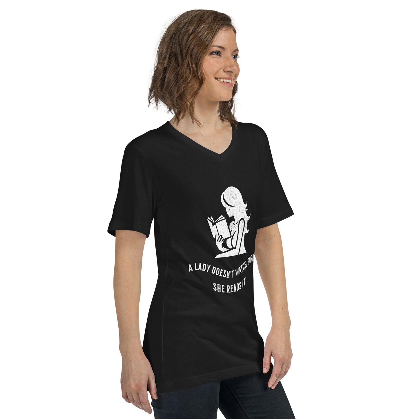 ALDWP Unisex V-Neck - Bookslut Shirts