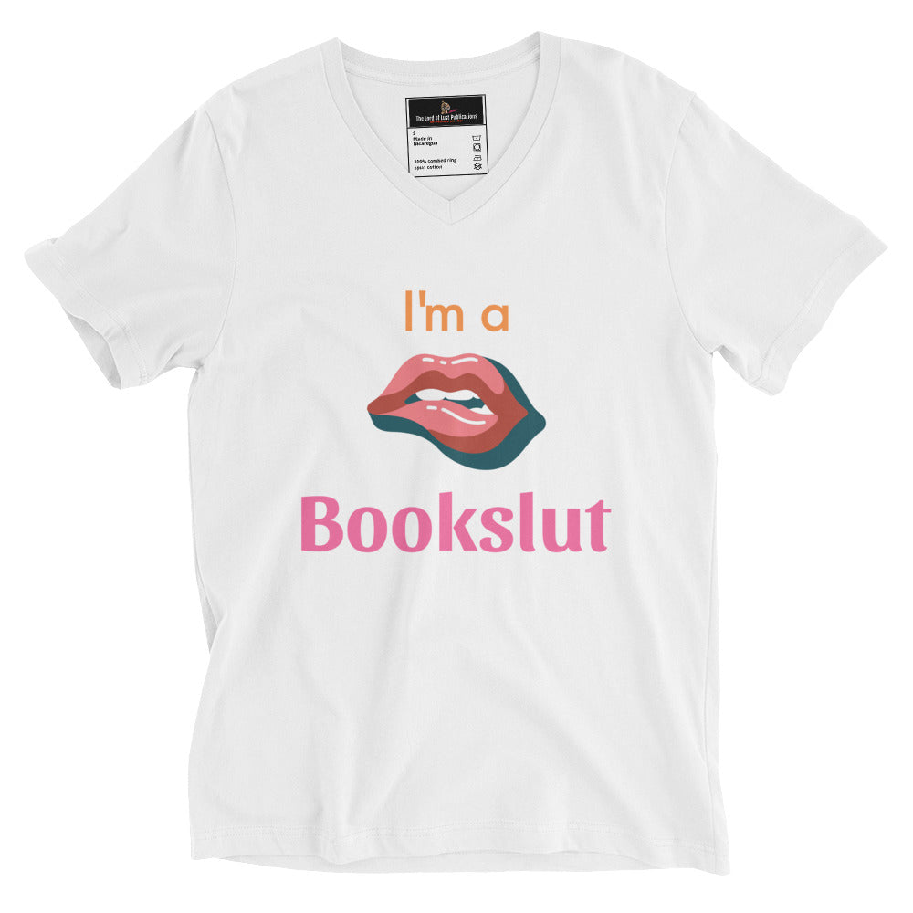 I'm a Bookslut Unisex V-Neck - Bookslut Shirts