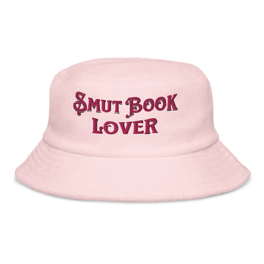 Smut Book Lover Unstructured terry cloth bucket hat