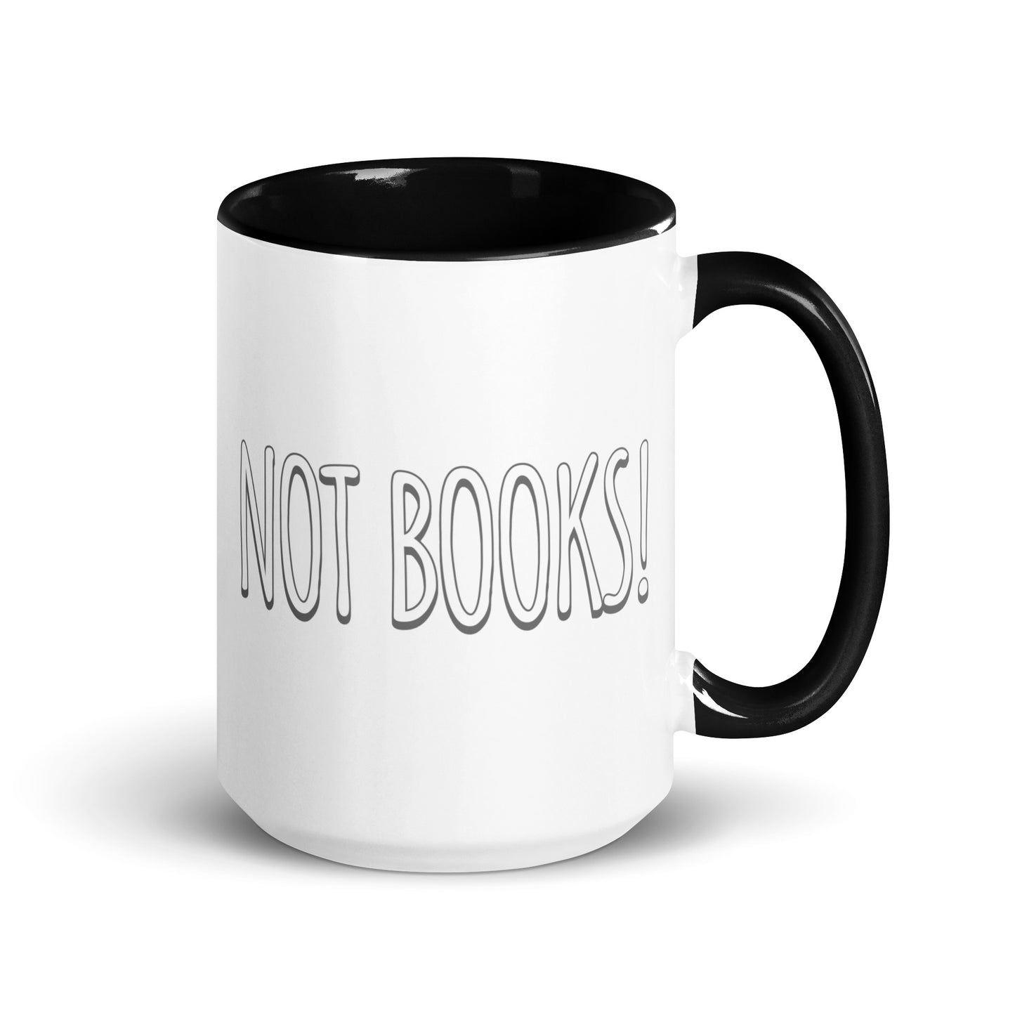 Vanilla is for Ice Cream not Books Mug with Color Inside