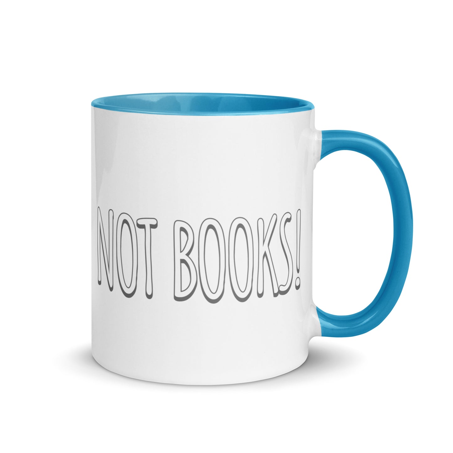 Vanilla is for Ice Cream not Books Mug with Color Inside