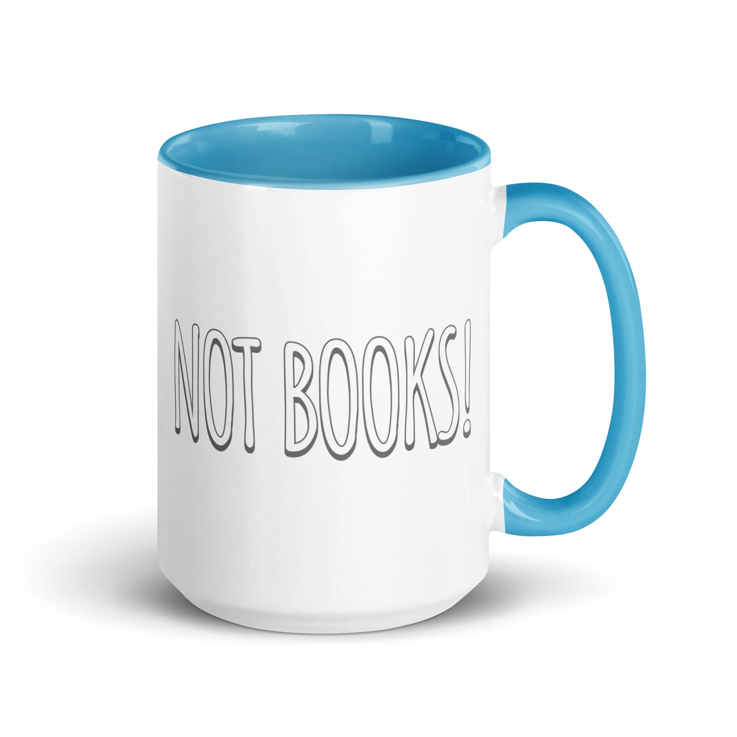 Vanilla is for Ice Cream not Books Mug with Color Inside