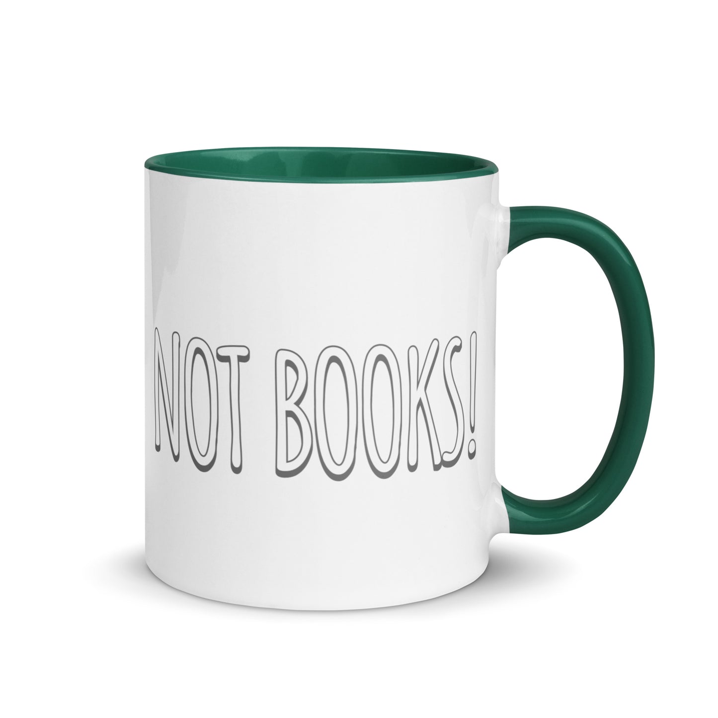 Vanilla is for Ice Cream not Books Mug with Color Inside