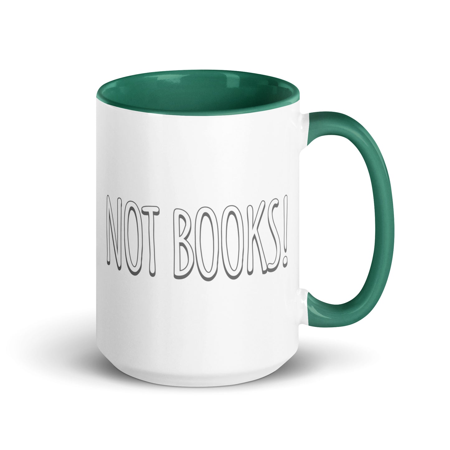 Vanilla is for Ice Cream not Books Mug with Color Inside