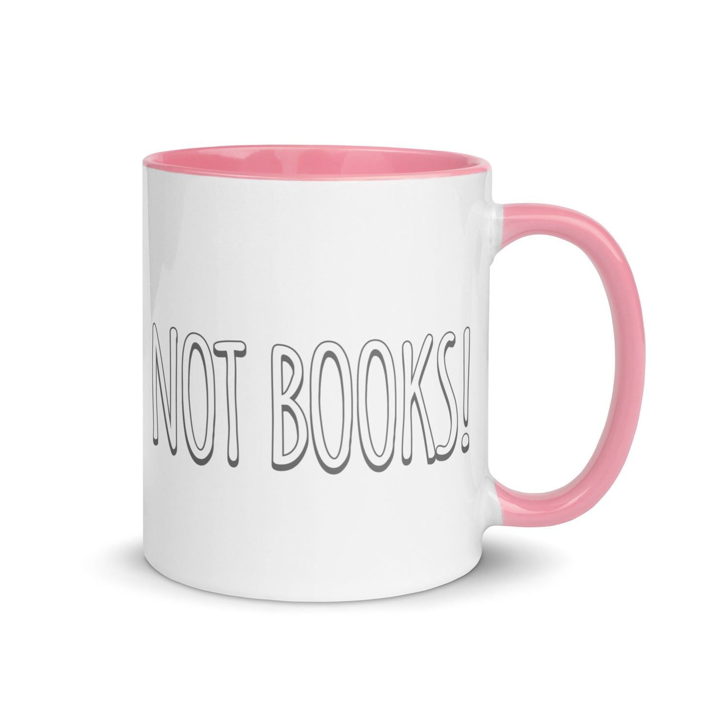 Vanilla is for Ice Cream not Books Mug with Color Inside