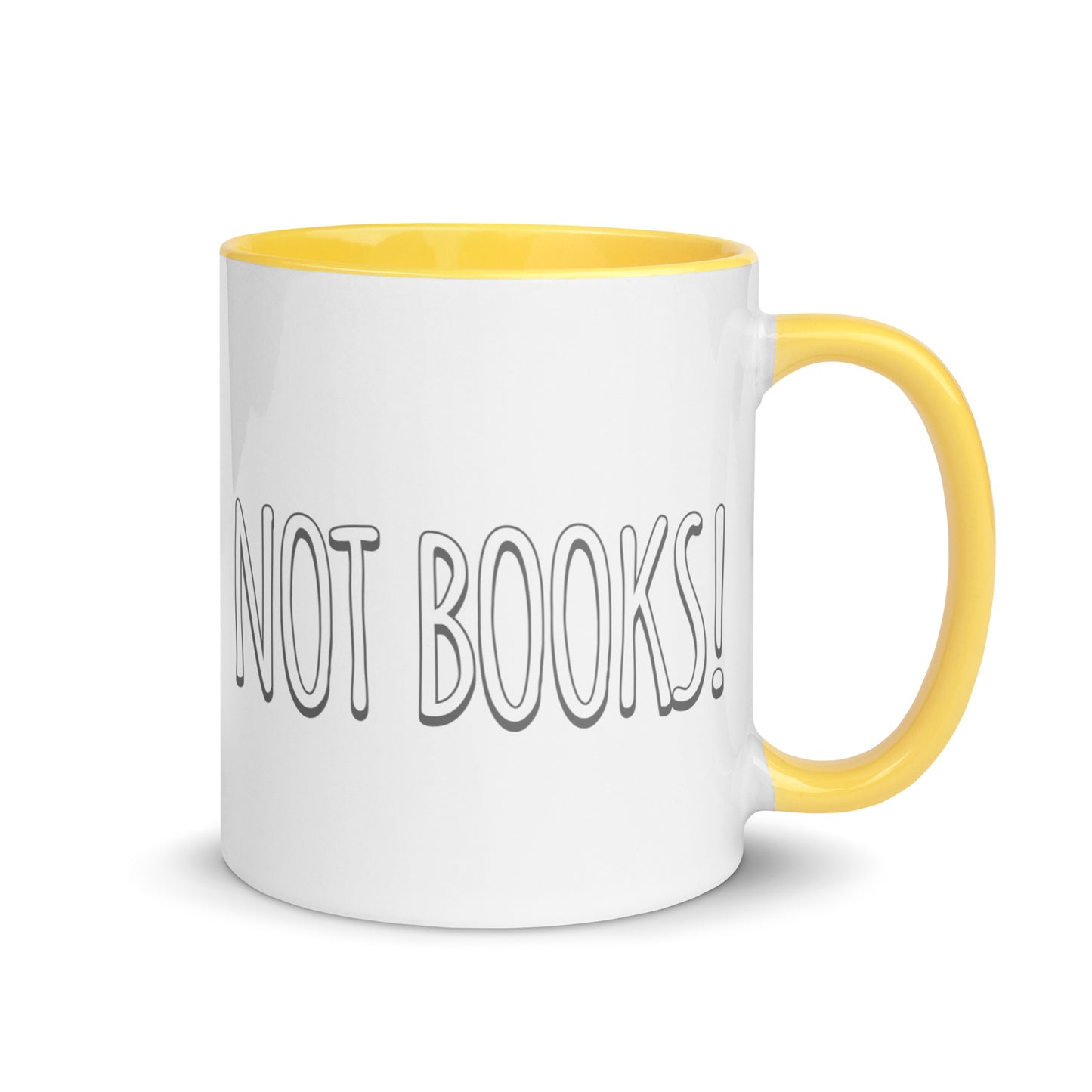 Vanilla is for Ice Cream not Books Mug with Color Inside