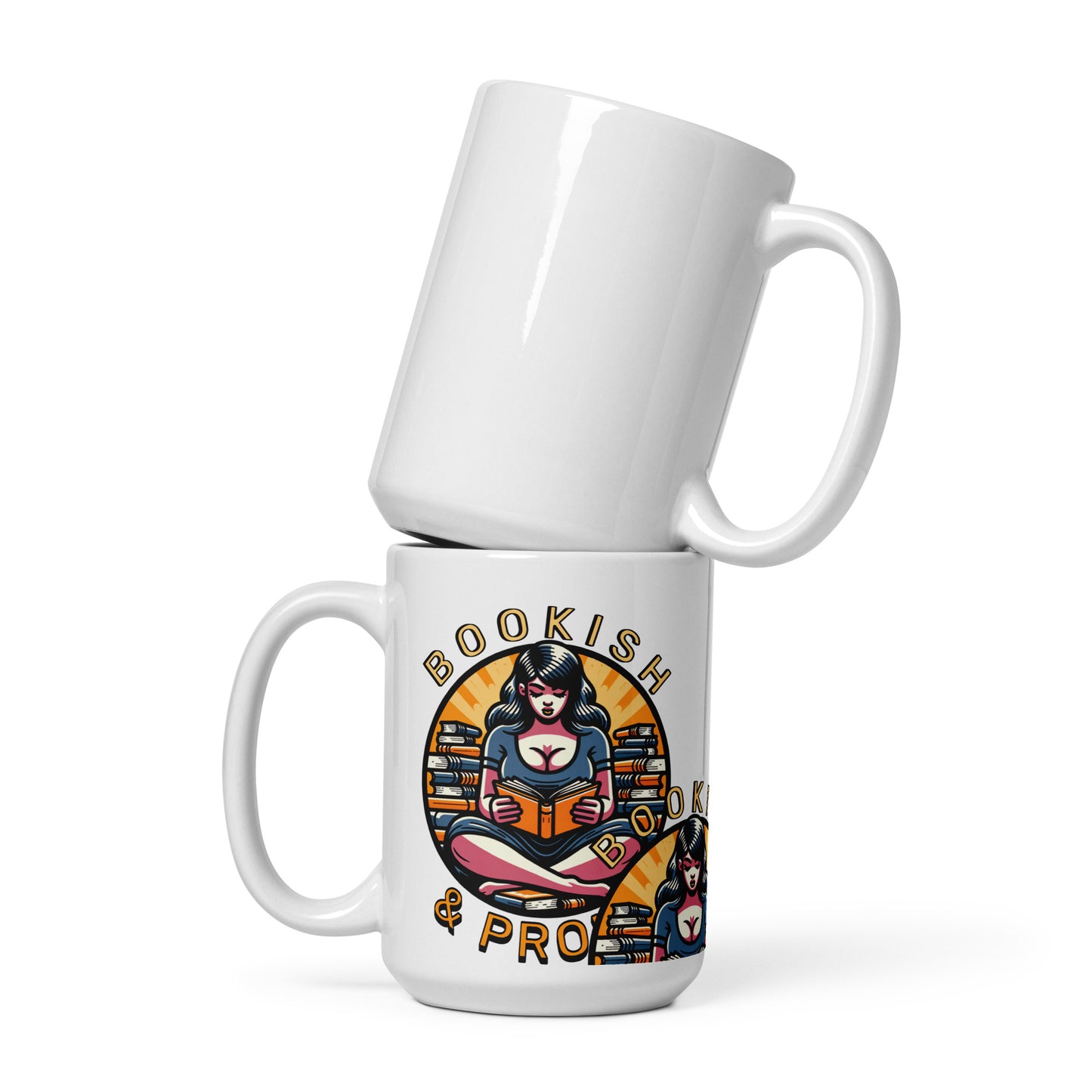 Bookish & Proud Glossy Mug