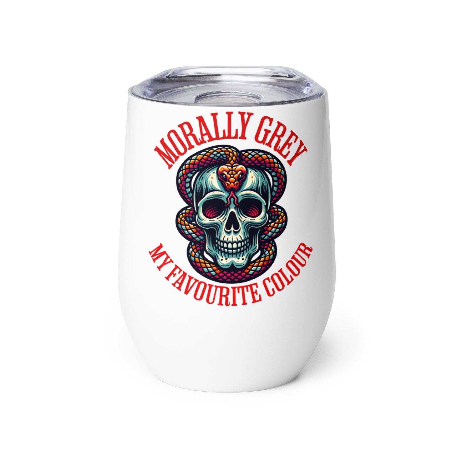 Morally Grey Tumbler - Bookslut Shirts