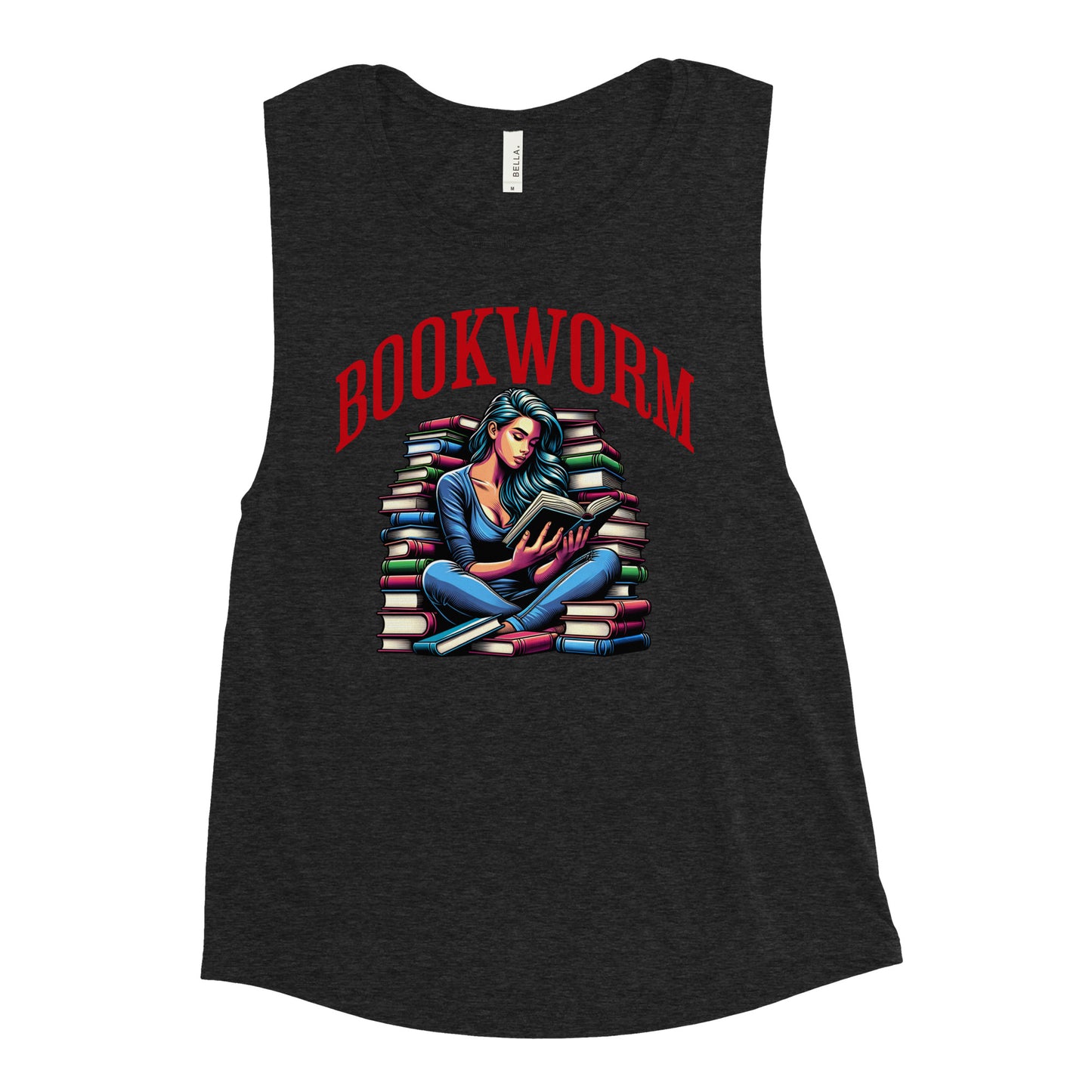 Bookworm Tank - Bookslut Shirts