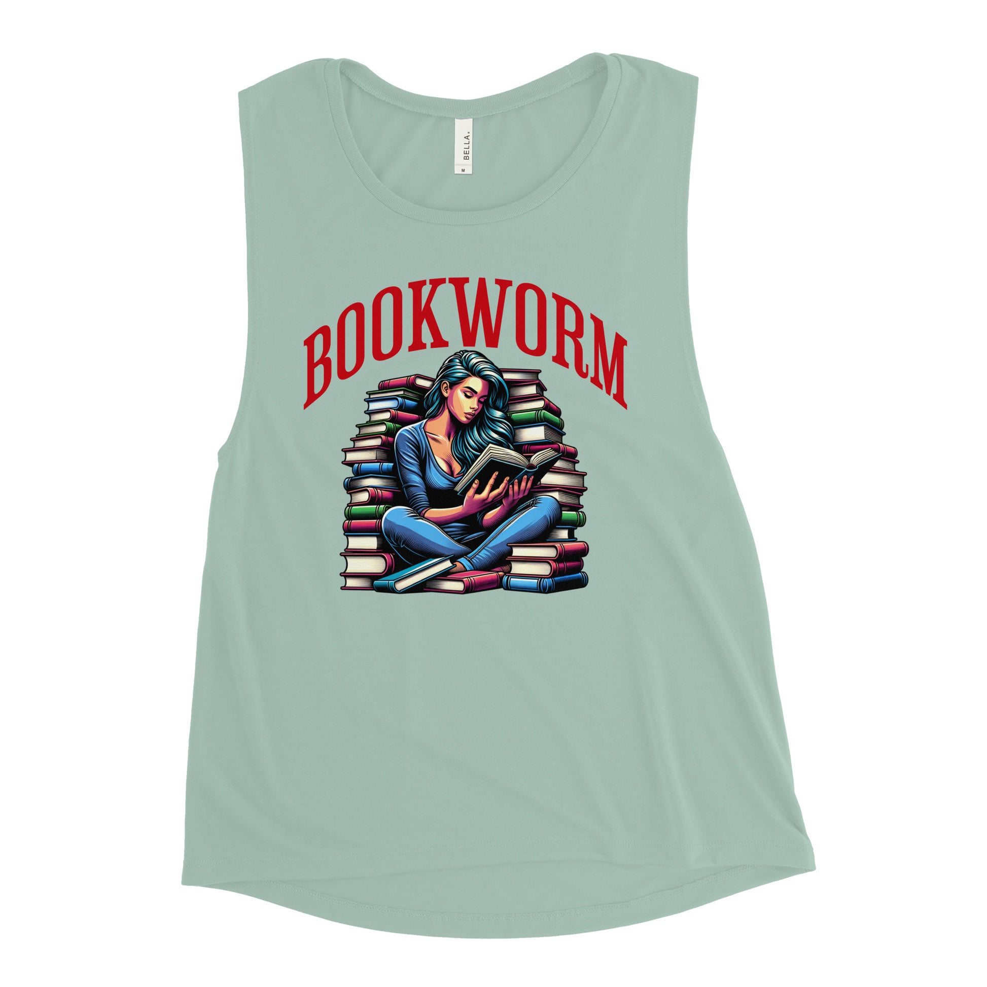 Bookworm Tank - Bookslut Shirts