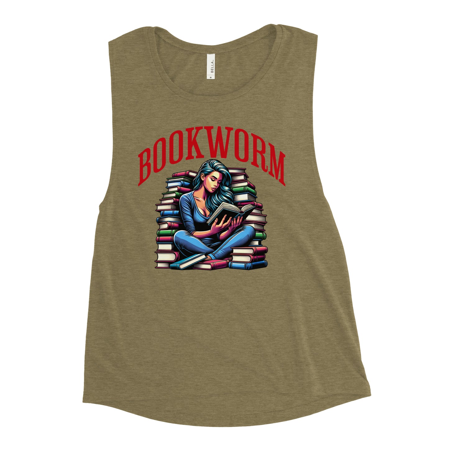 Bookworm Tank - Bookslut Shirts