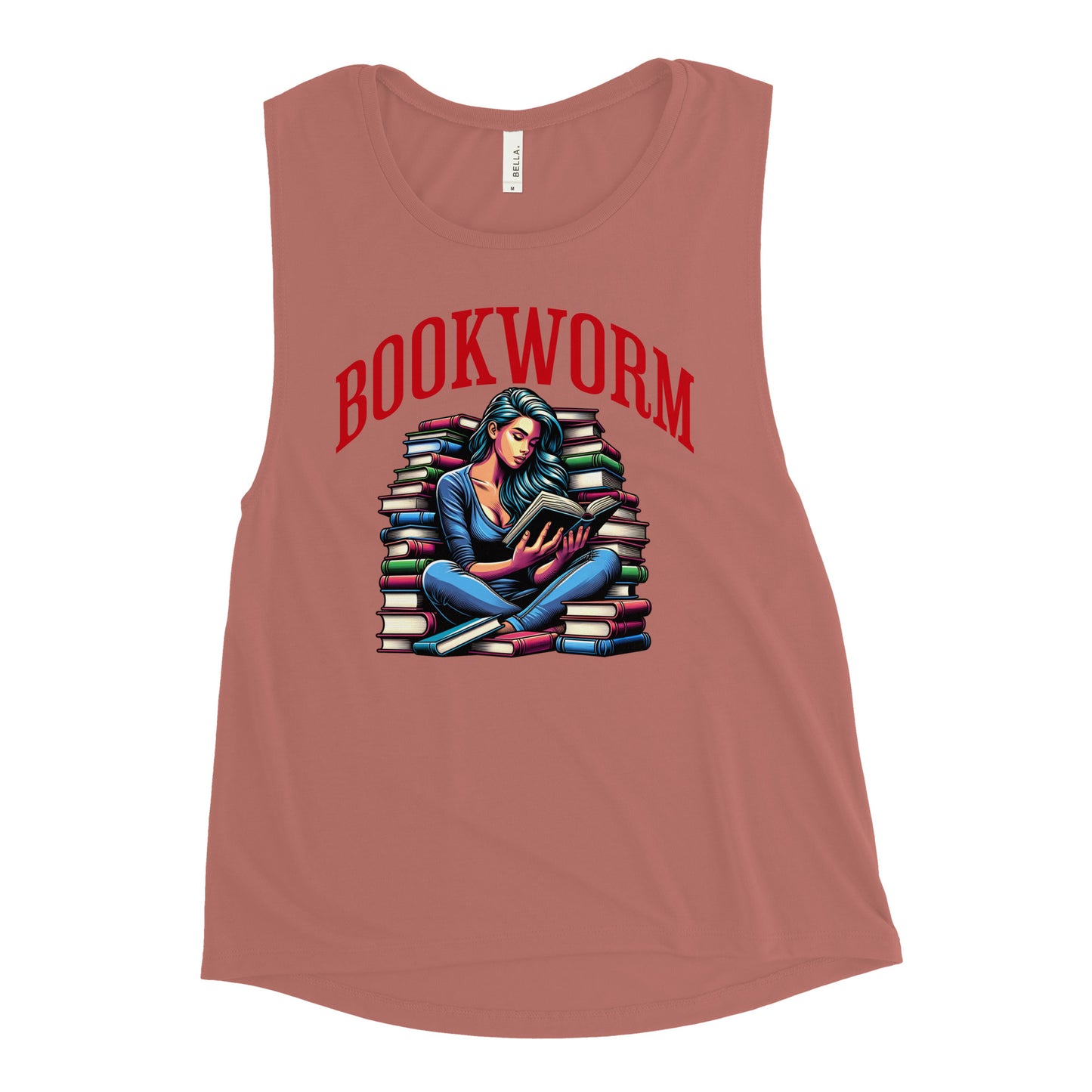 Bookworm Tank - Bookslut Shirts