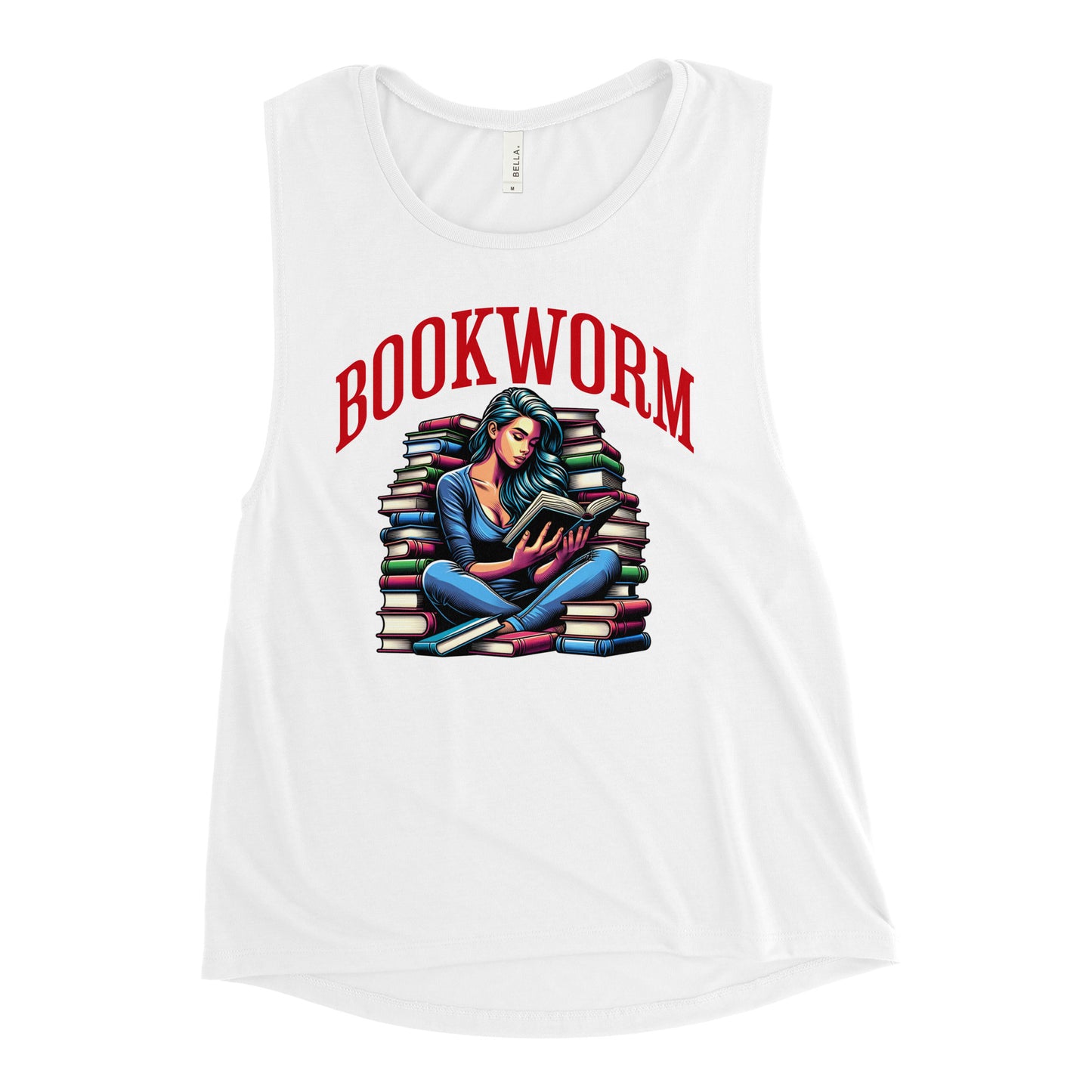 Bookworm Tank - Bookslut Shirts