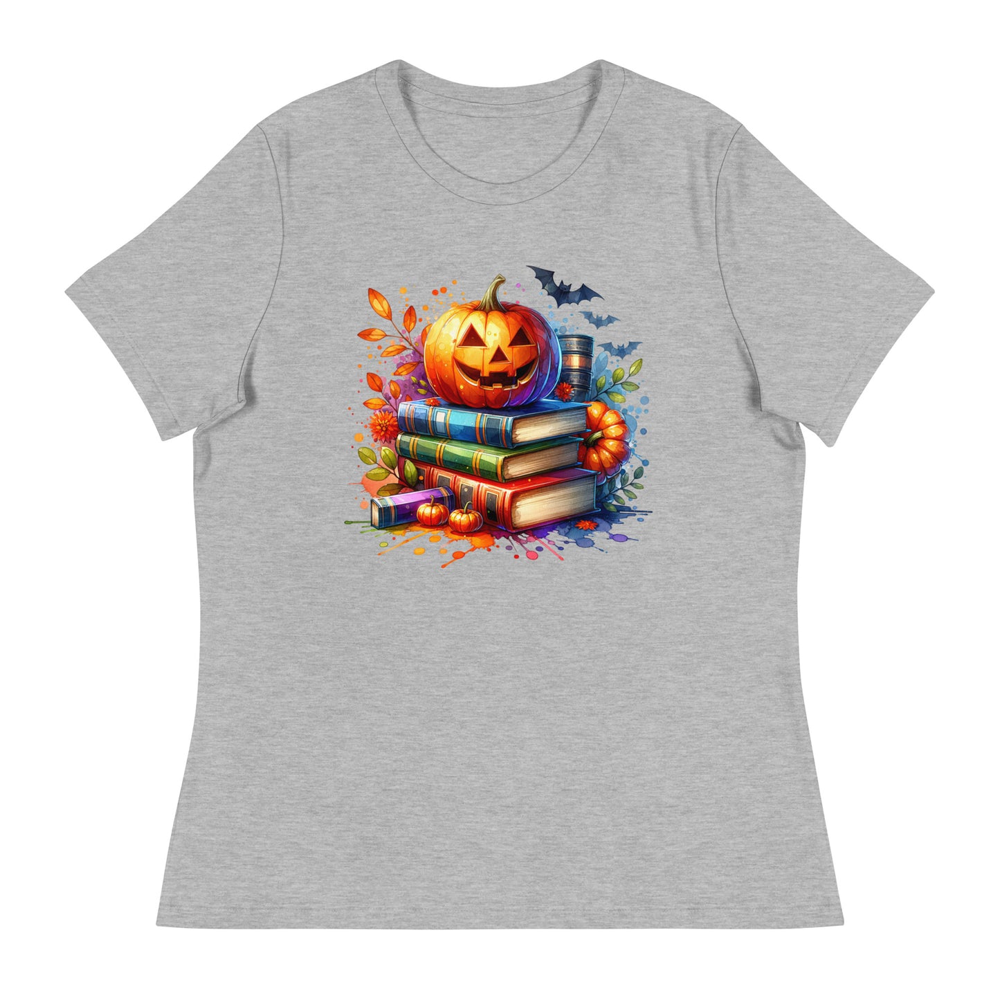 Halloween Women's Relaxed Reading T-Shirt