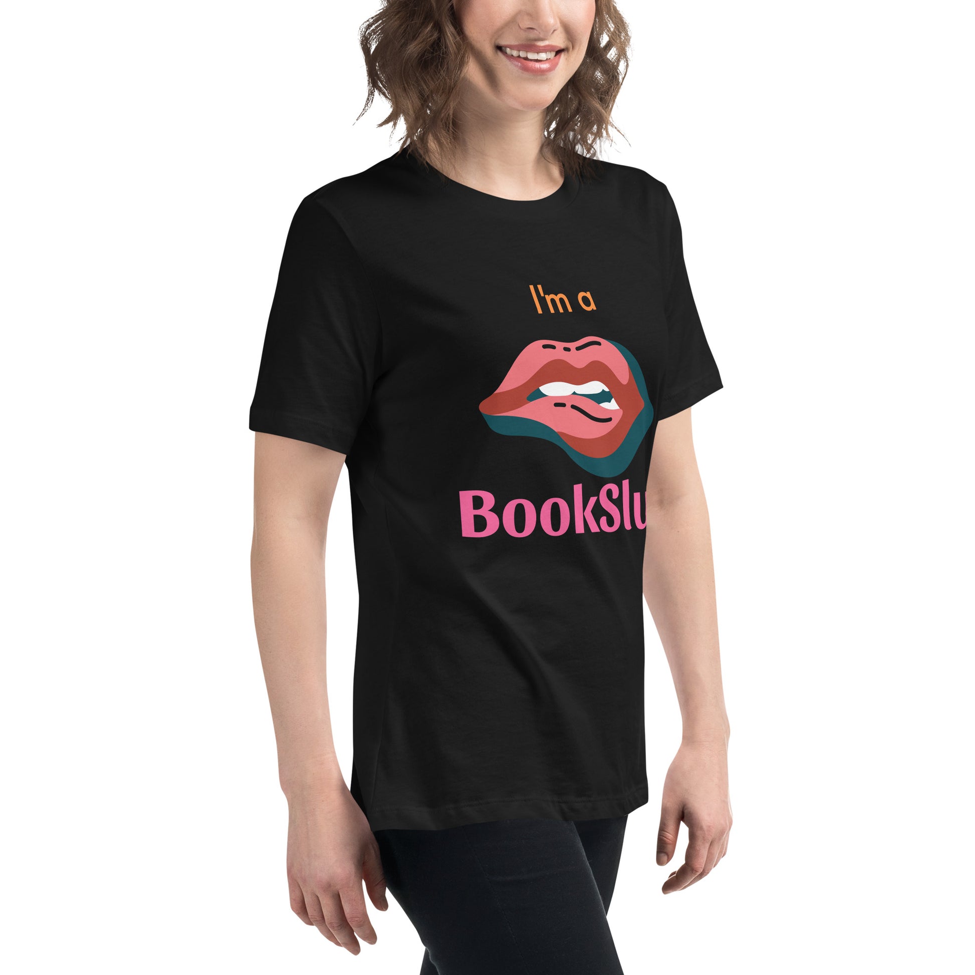 I'm a Bookslut Women's Relaxed Crew neck T-Shirt - Bookslut Shirts