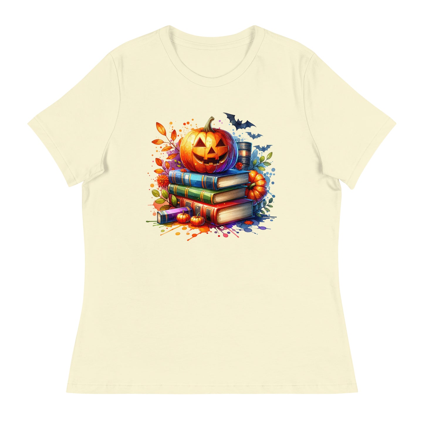 Halloween Women's Relaxed Reading T-Shirt