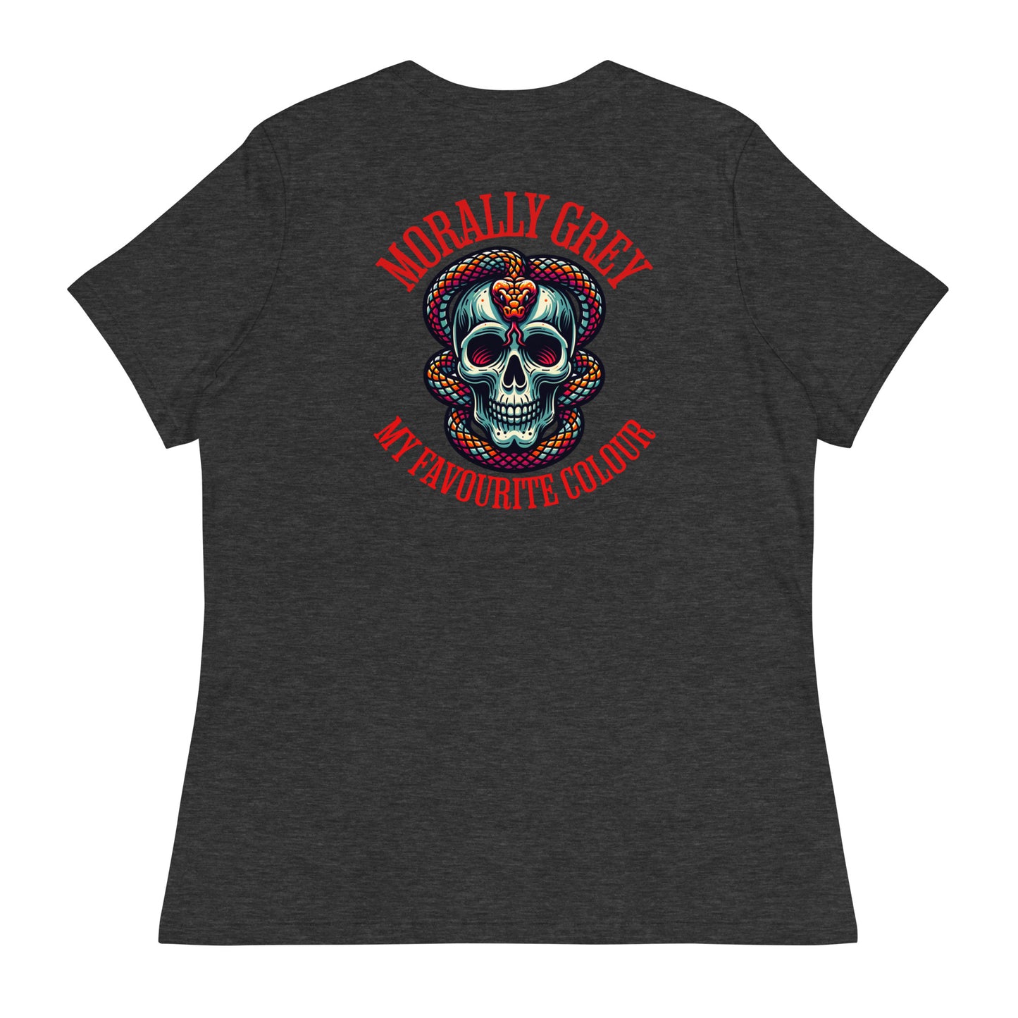 Morally Grey Women's Relaxed T-Shirt - Bookslut Shirts