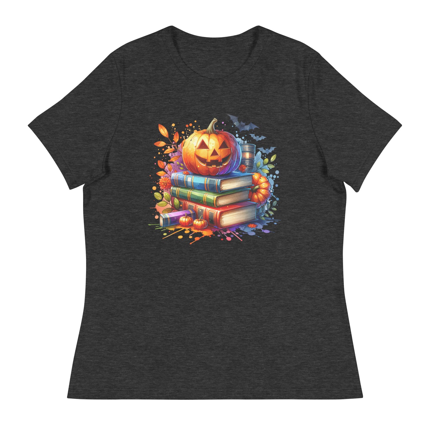 Halloween Women's Relaxed Reading T-Shirt