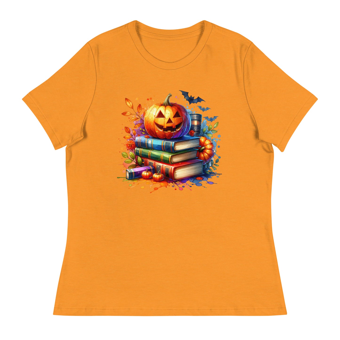 Halloween Women's Relaxed Reading T-Shirt