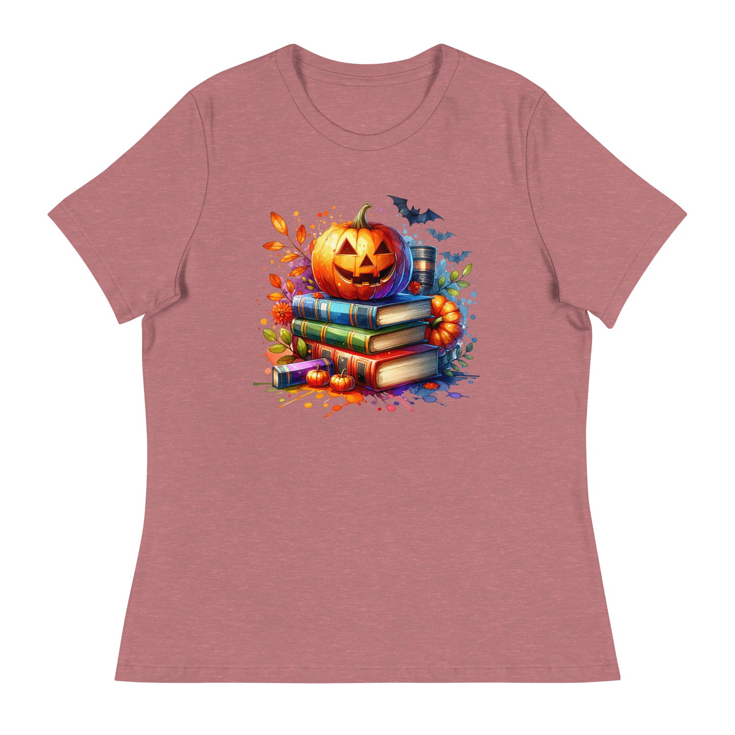 Halloween Women's Relaxed Reading T-Shirt