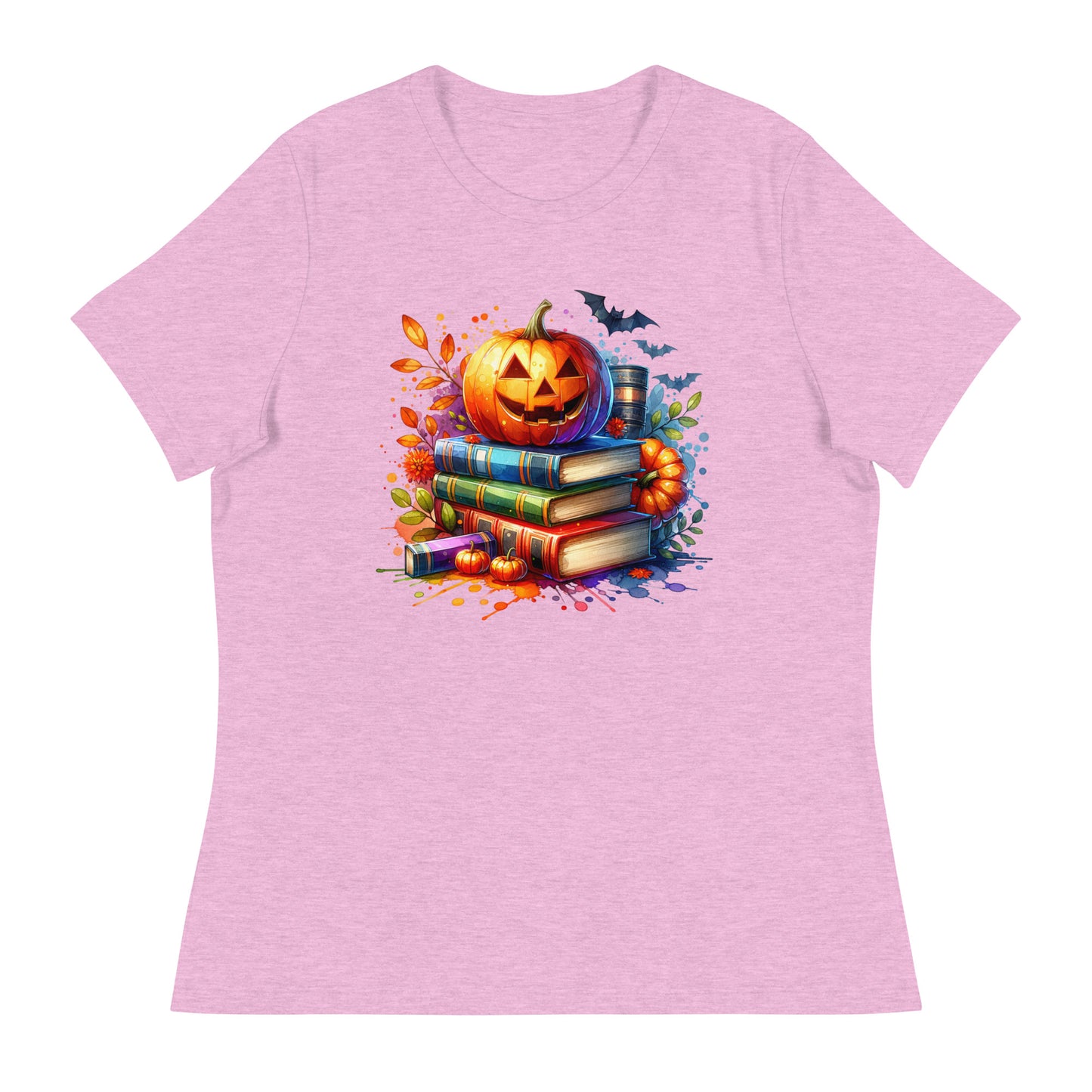 Halloween Women's Relaxed Reading T-Shirt