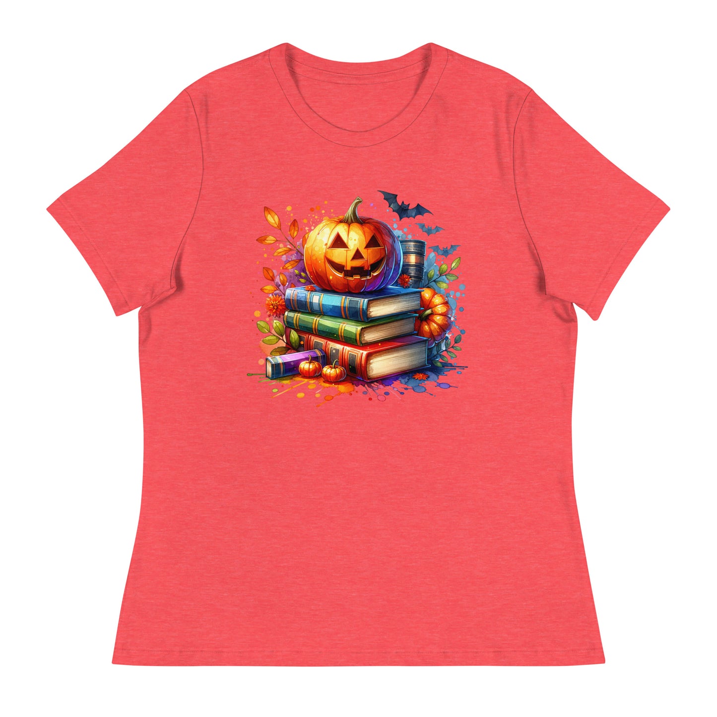 Halloween Women's Relaxed Reading T-Shirt