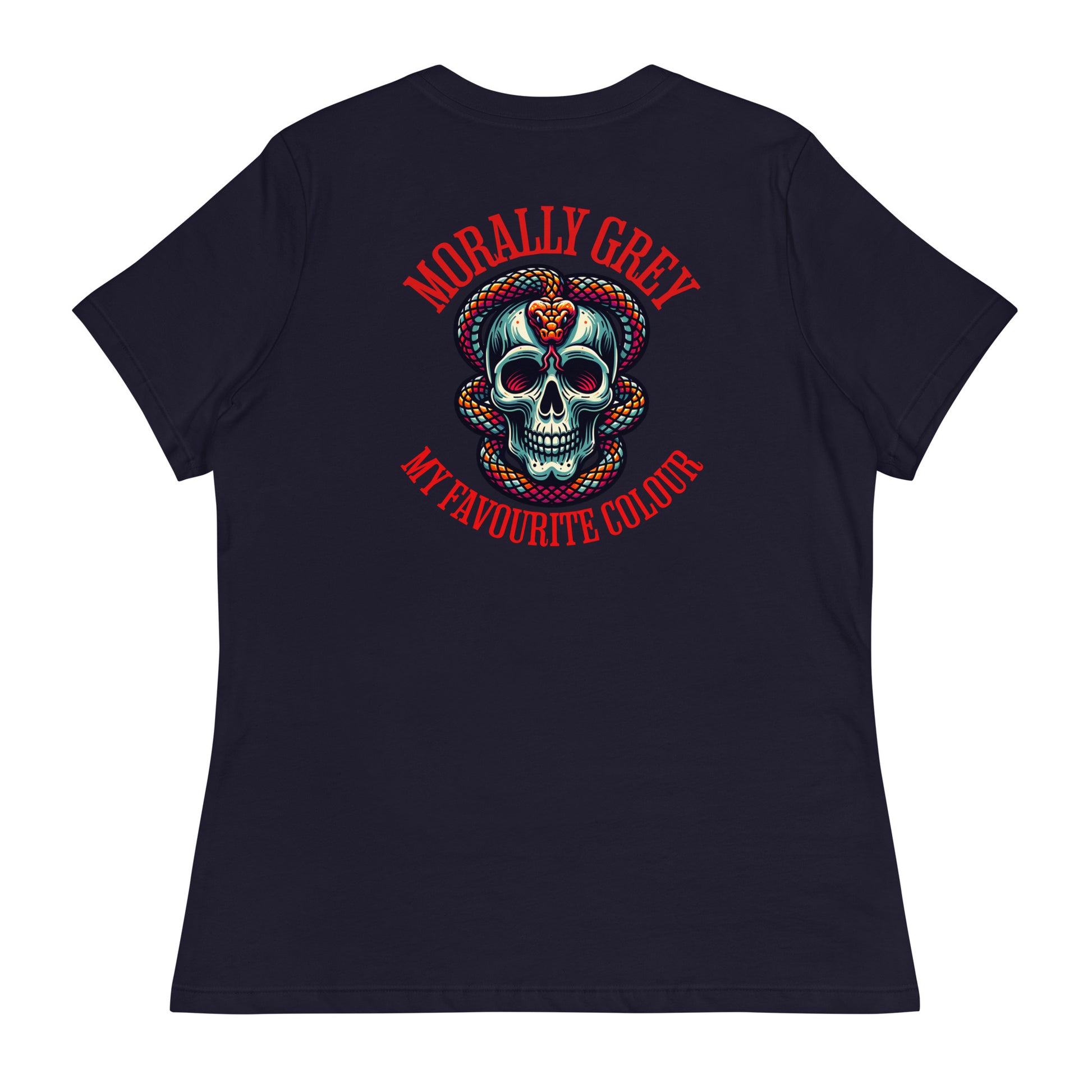 Morally Grey Women's Relaxed T-Shirt - Bookslut Shirts