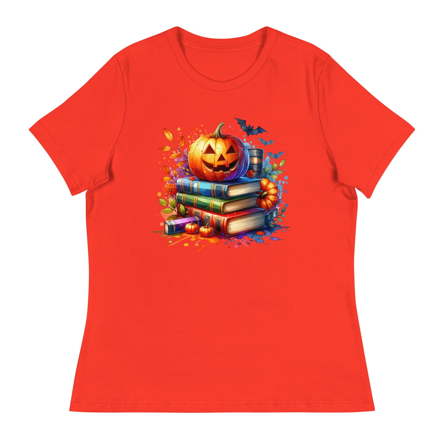 Halloween Women's Relaxed Reading T-Shirt